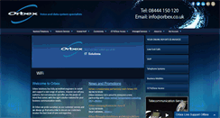 Desktop Screenshot of orbex.co.uk